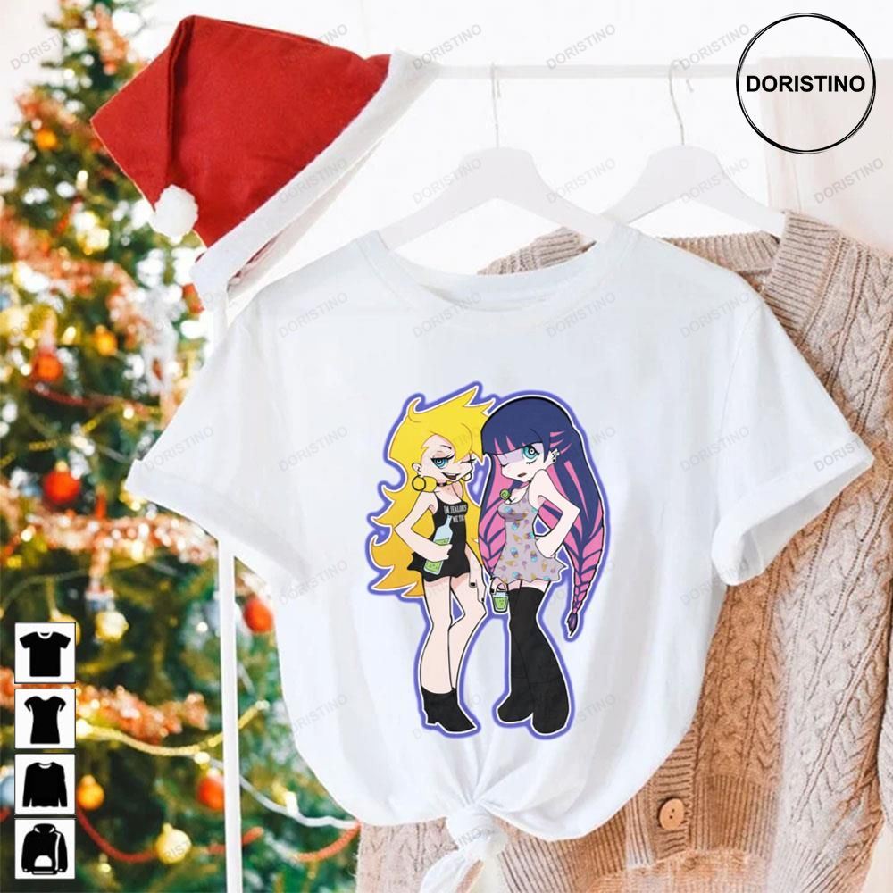 Cute Style Panty And Stocking With Garterbelt Awesome Shirts